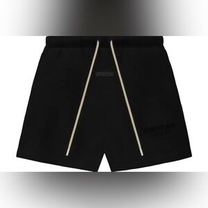 Fear of God Essentials Jet Black Shorts SS22 size XXS-XXL